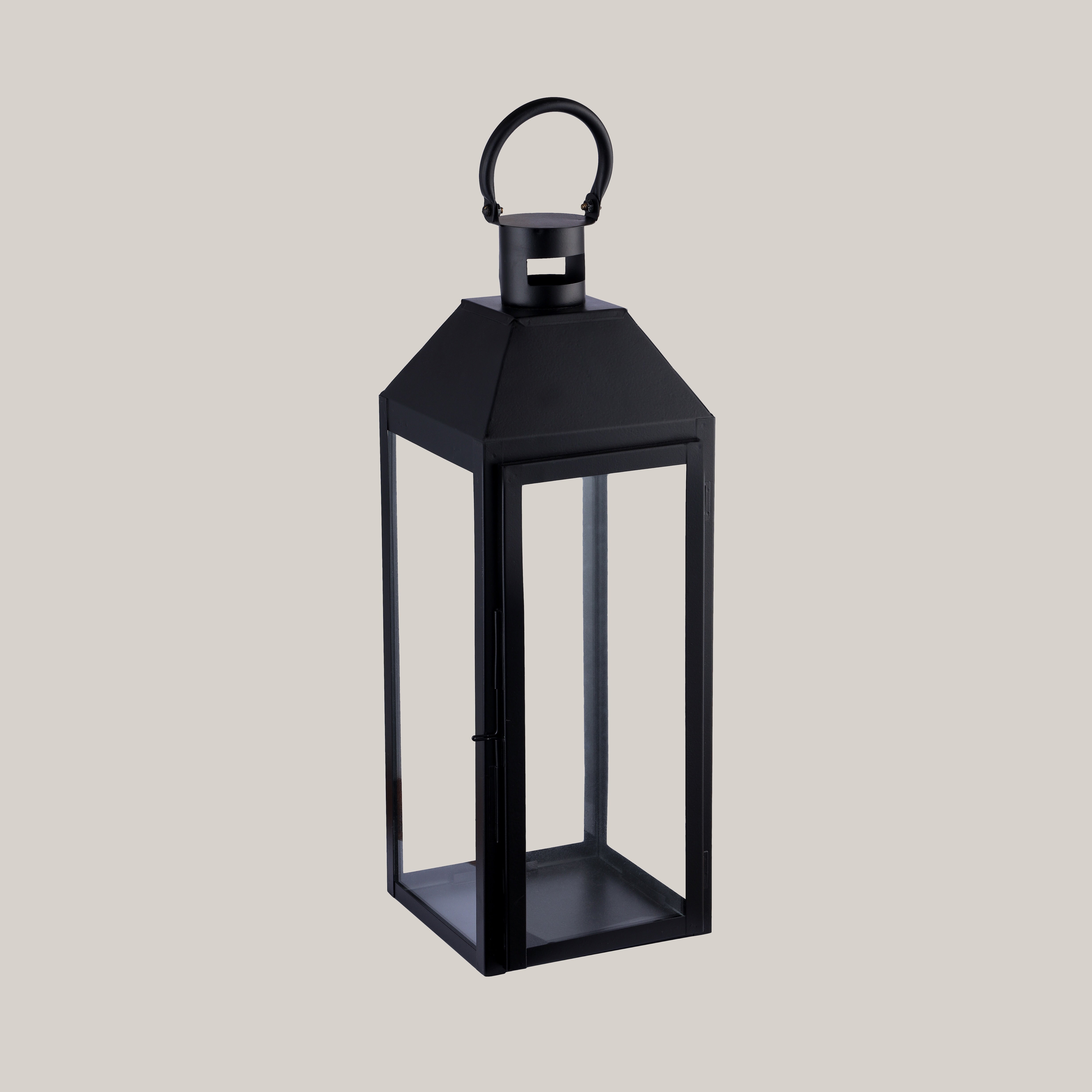 Metro Luxe Lantern Black Medium